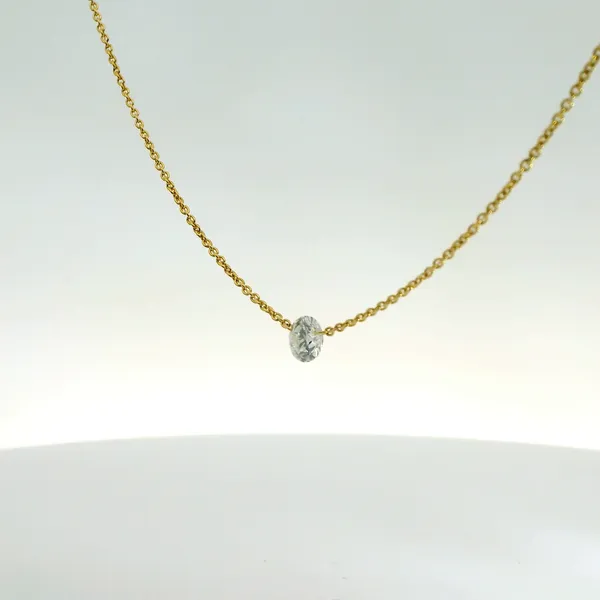Diamond Solitaire Necklace Image 3 Redlands Jewelers Redlands, CA
