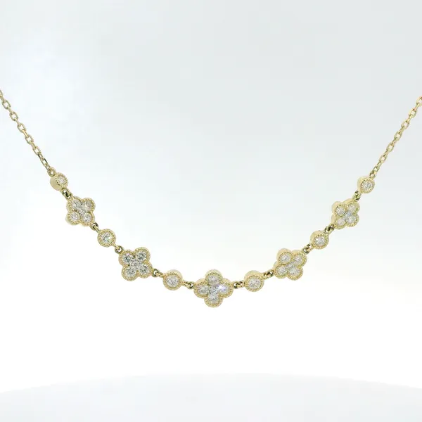 Diamond Clover Necklace Redlands Jewelers Redlands, CA