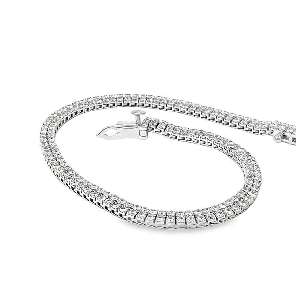 Diamond Double Row Bracelet Image 3 Redlands Jewelers Redlands, CA