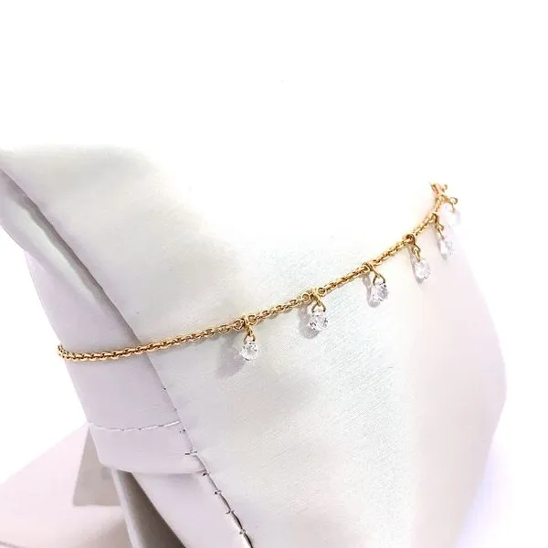 18kt Briolette Diamond Bracelet Image 2 Redlands Jewelers Redlands, CA
