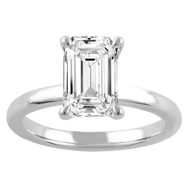 Emerald Cut Lab Grown Diamond Solitaire Engagement Ring Redlands Jewelers Redlands, CA