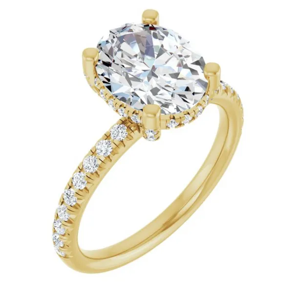 Oval Lab Grown Diamond Ring Redlands Jewelers Redlands, CA