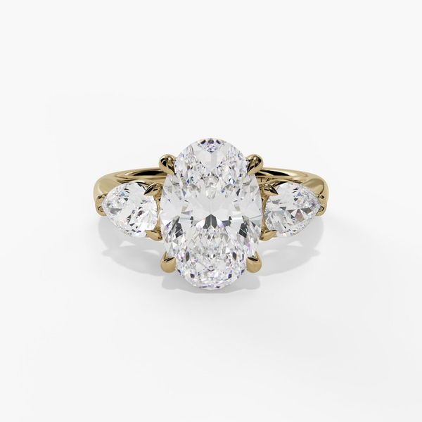 3-Stone Lab-Grown Diamond Engagement Ring Redlands Jewelers Redlands, CA