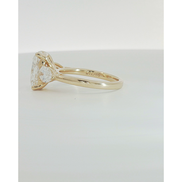 3-stone Lab-Grown Diamond Engagement Ring Image 2 Redlands Jewelers Redlands, CA