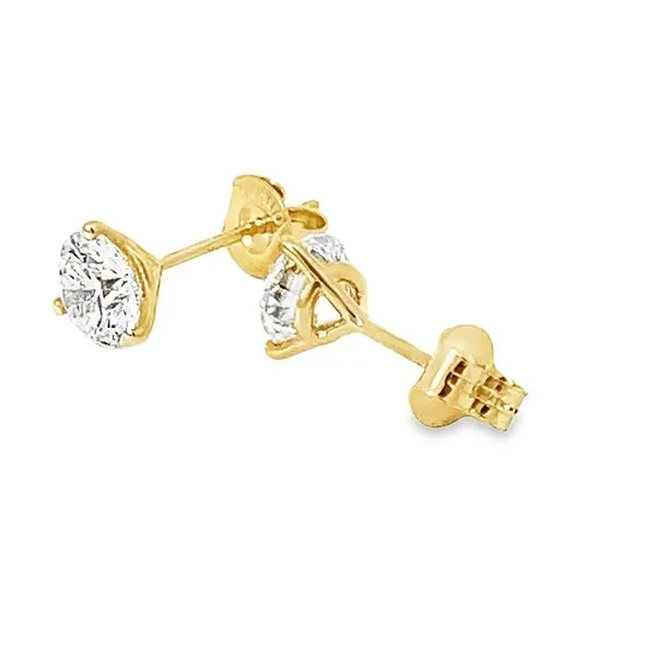 1.5ctw Round Lab Grown Diamond 3-Prong Martini Studs Image 4 Redlands Jewelers Redlands, CA