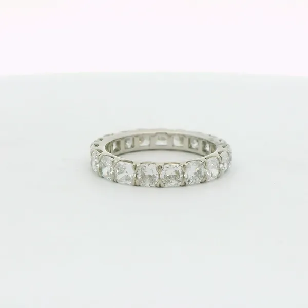 Cushion Diamond Eternity Band Image 2 Redlands Jewelers Redlands, CA