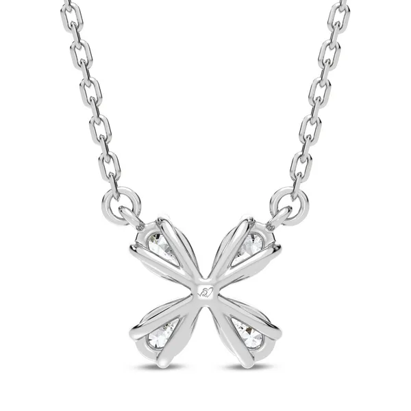 Flower Diamond Necklace Image 3 Redlands Jewelers Redlands, CA