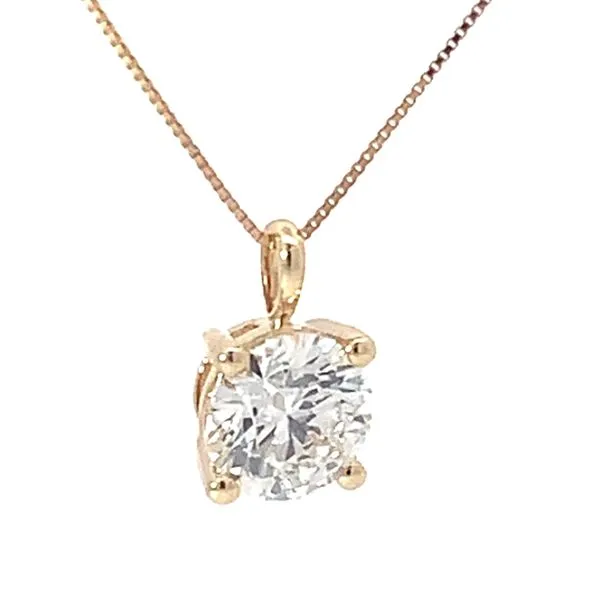 Classic Round Lab-Grown Diamond Pendant Redlands Jewelers Redlands, CA
