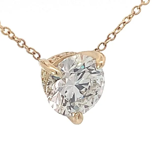Round Lab-Grown Diamond Pendant Redlands Jewelers Redlands, CA