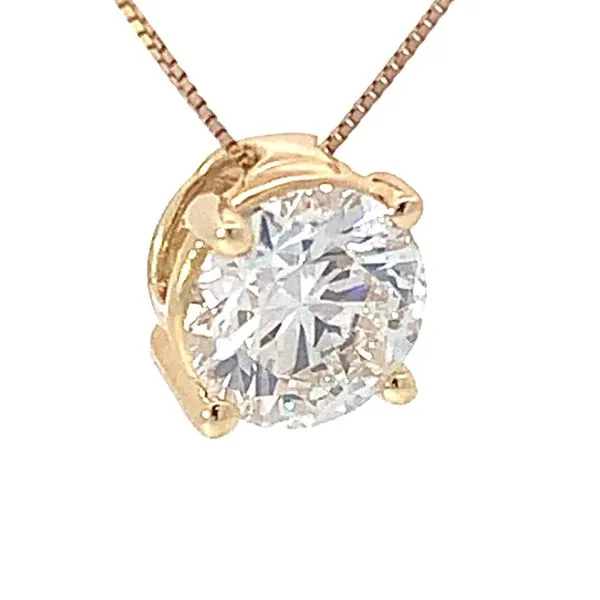 Classic Round Lab-Grown Diamond Pendant Redlands Jewelers Redlands, CA