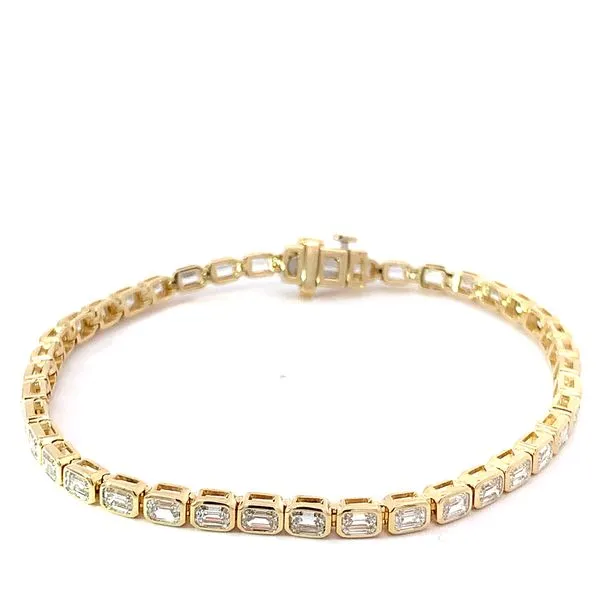 4.92ctw Emerald Cut Lab Grown Diamond Tennis Bracelet Redlands Jewelers Redlands, CA