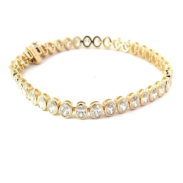Oval Shape Lab Grown Diamond Bracelet Image 2 Redlands Jewelers Redlands, CA