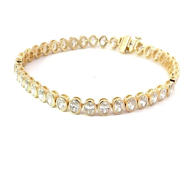Oval Shape Lab Grown Diamond Bracelet Image 3 Redlands Jewelers Redlands, CA