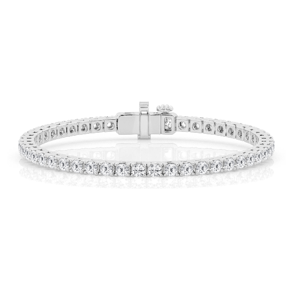 2ctw Lab Grown Tennis Bracelet, 14kt White Gold Redlands Jewelers Redlands, CA
