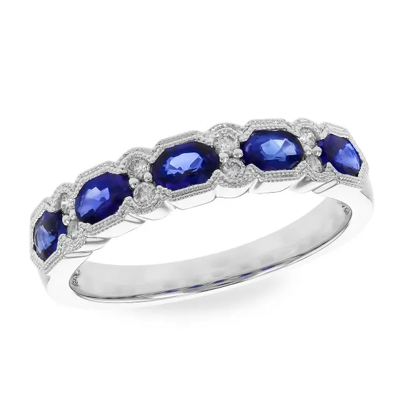 Sapphire Diamond Band Redlands Jewelers Redlands, CA