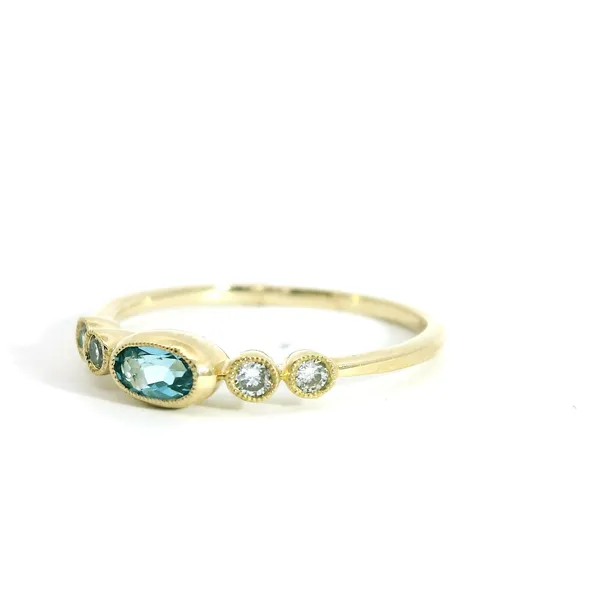 Topaz & Diamond Fashion Ring Image 3 Redlands Jewelers Redlands, CA