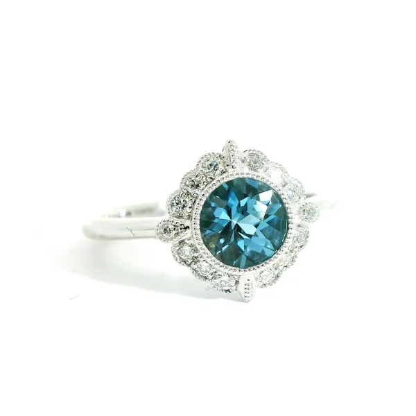 London Blue Topaz and Diamond Fashion Ring Redlands Jewelers Redlands, CA