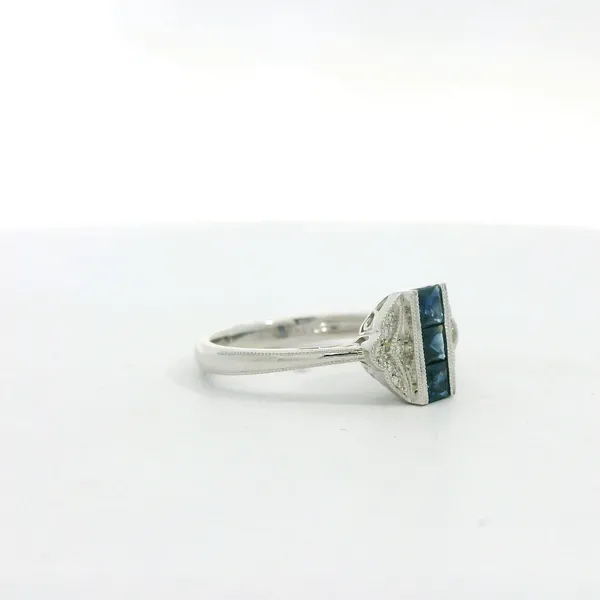 Sapphire and Diamond Fashion Ring Image 2 Redlands Jewelers Redlands, CA