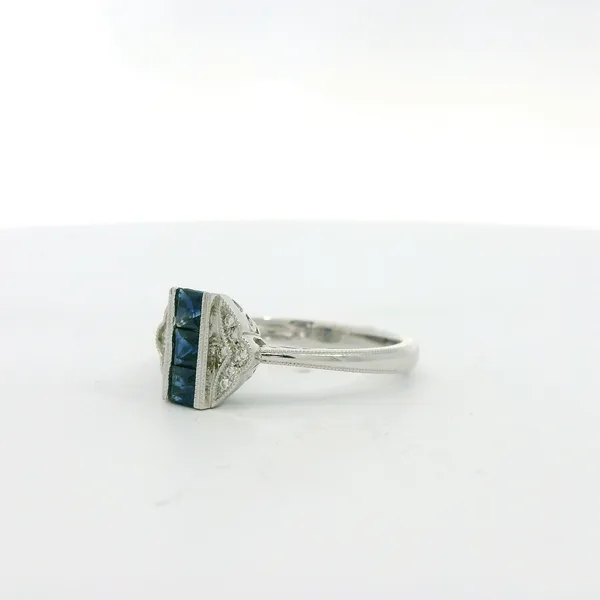 Sapphire and Diamond Fashion Ring Image 3 Redlands Jewelers Redlands, CA