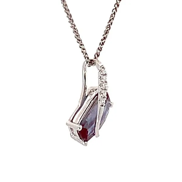 Chatham Alexandrite Pendant Image 2 Redlands Jewelers Redlands, CA