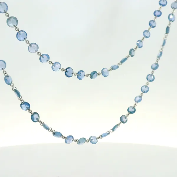 Sapphire Necklace Image 2 Redlands Jewelers Redlands, CA