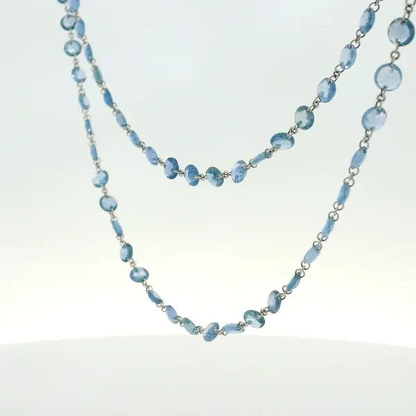 Sapphire Necklace Image 3 Redlands Jewelers Redlands, CA