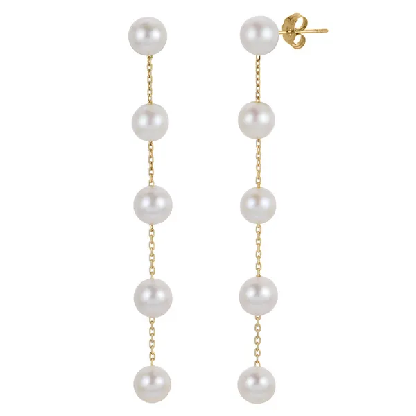 Freshwater Pearl Drop Earrings – 14kt Yellow Gold Redlands Jewelers Redlands, CA