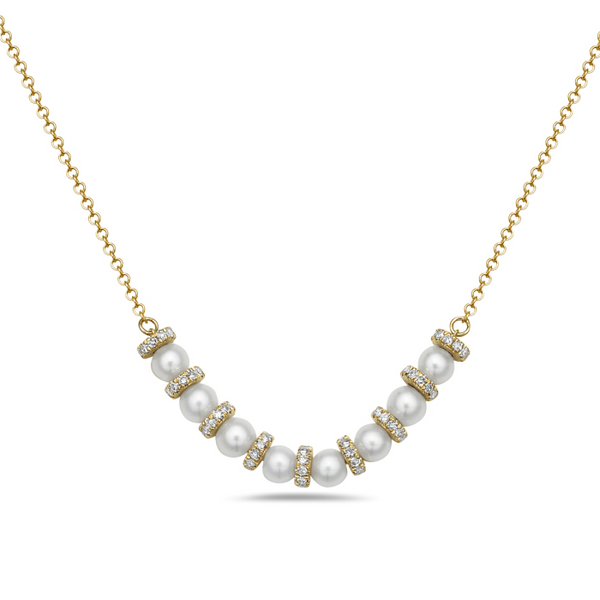 Diamond & Pearl Necklace Redlands Jewelers Redlands, CA