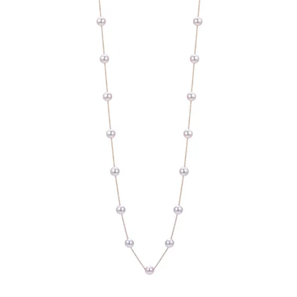Akoya Pearl Station Necklace Redlands Jewelers Redlands, CA