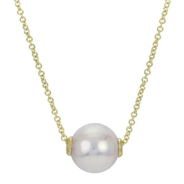 8mm Signature High Luster Akoya Pearl Solitaire Necklace Redlands Jewelers Redlands, CA