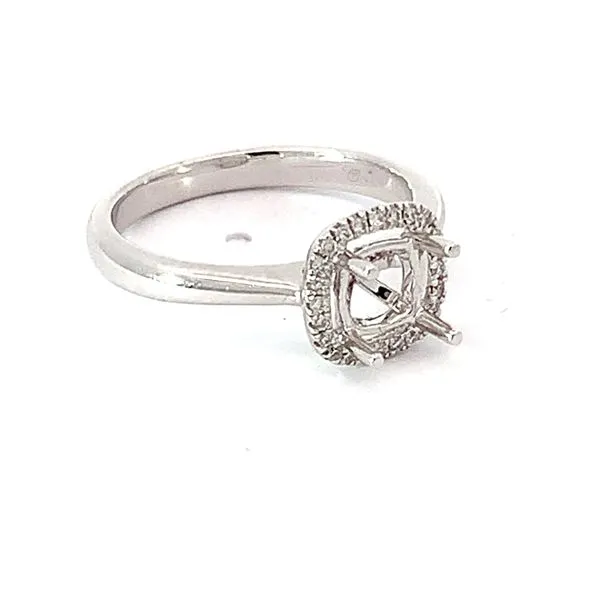 Halo Cushion Cut Ring Redlands Jewelers Redlands, CA