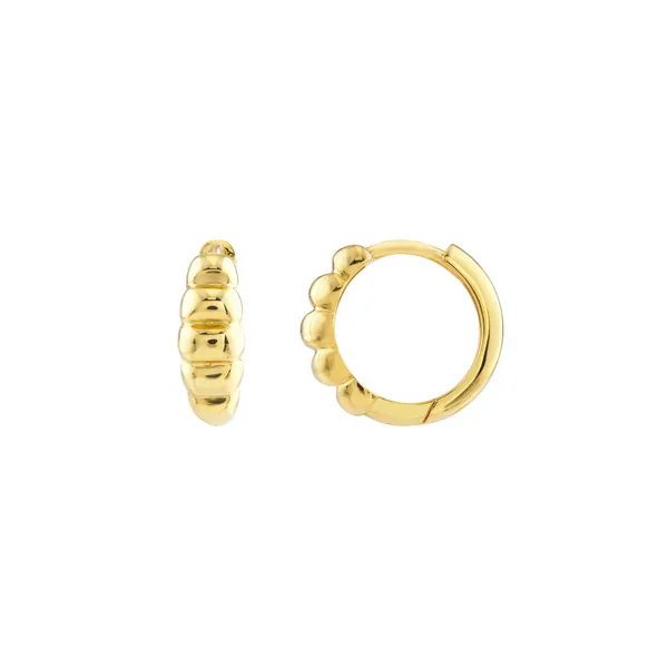 Puffy Polished Hoop Earrings Redlands Jewelers Redlands, CA