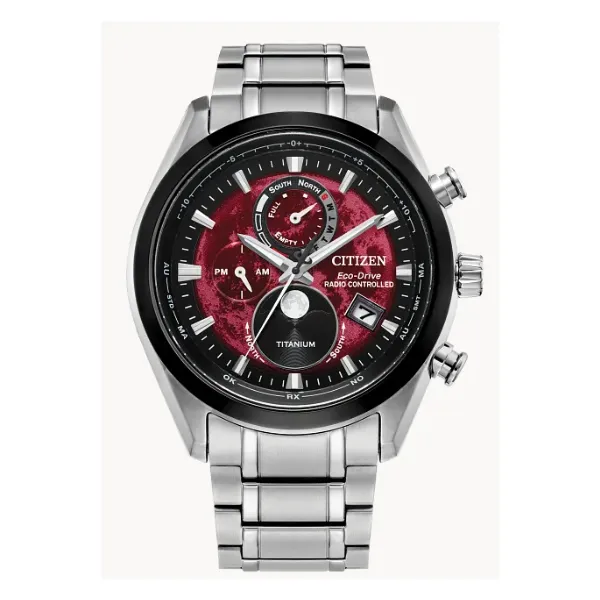 Tsuki-yomi A-T Citizen Radio-Controlled Eco-Drive Super Titanium case Moon phase watch Redlands Jewelers Redlands, CA