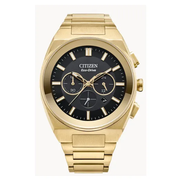 Axiom SC Citizen Chronograph Gold tone Stainless Steel Eco Drive Watch Redlands Jewelers Redlands, CA