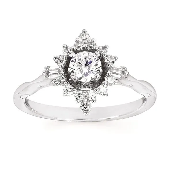 Beautiful Halo Engagement Ring Reed & Sons Sedalia, MO