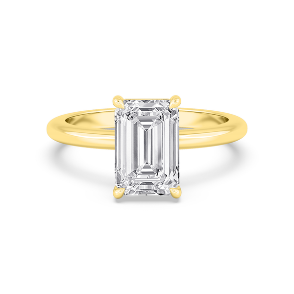 14K Yellow Gold 2.10 CTW Radiant Lab-Grown Diamond Hidden Halo Engagement Ring Reed & Sons Sedalia, MO