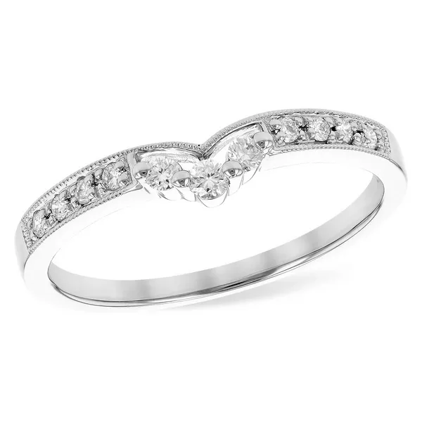 14k white gold and diamond enhancer similar item image