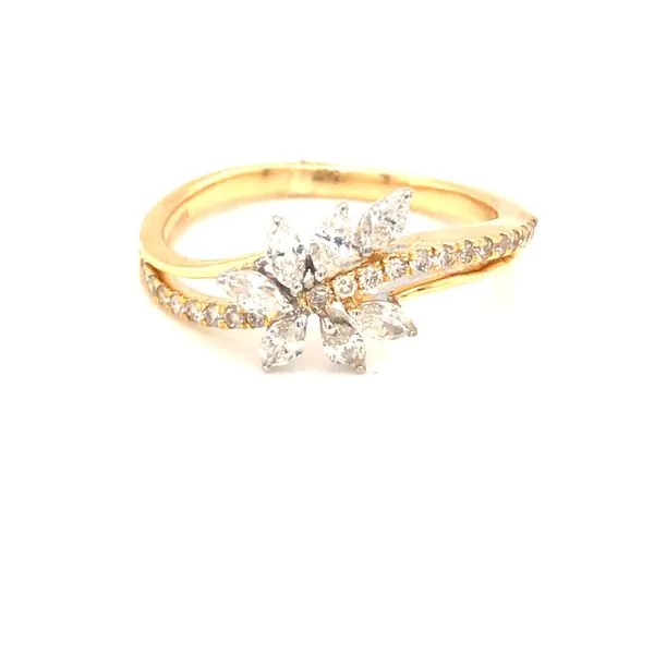 Marquise & Round Diamond Fashion Ring Reed & Sons Sedalia, MO