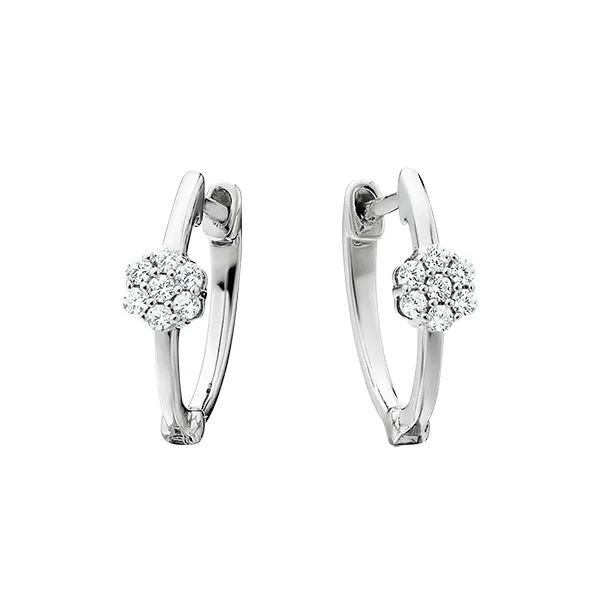 Flower Cluster Hoops