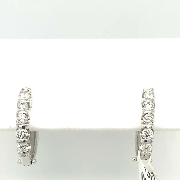 Diamond Hoop Earrings Reed & Sons Sedalia, MO