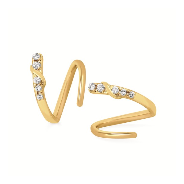 .06 Ctw. Diamond Threader Earrings In 14K Gold Reed & Sons Sedalia, MO