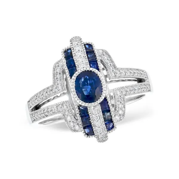 Diamond and Sapphire Ring Reed & Sons Sedalia, MO