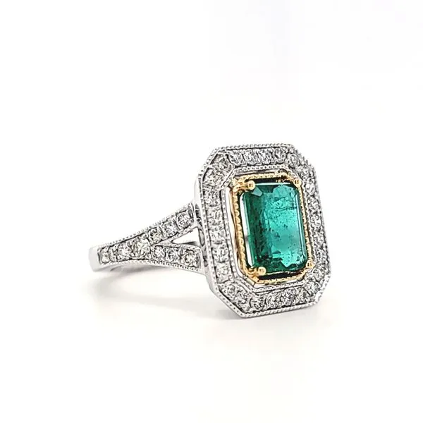Classically elegant emerald ring Image 2 Reed & Sons Sedalia, MO