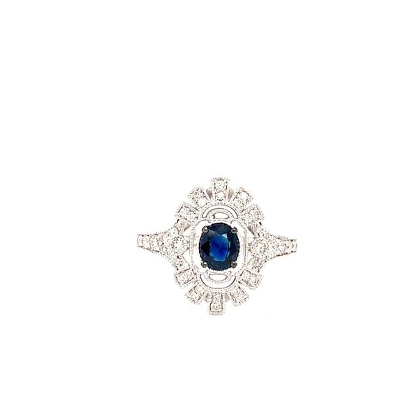 Vintage look sapphire and diamond ring Reed & Sons Sedalia, MO