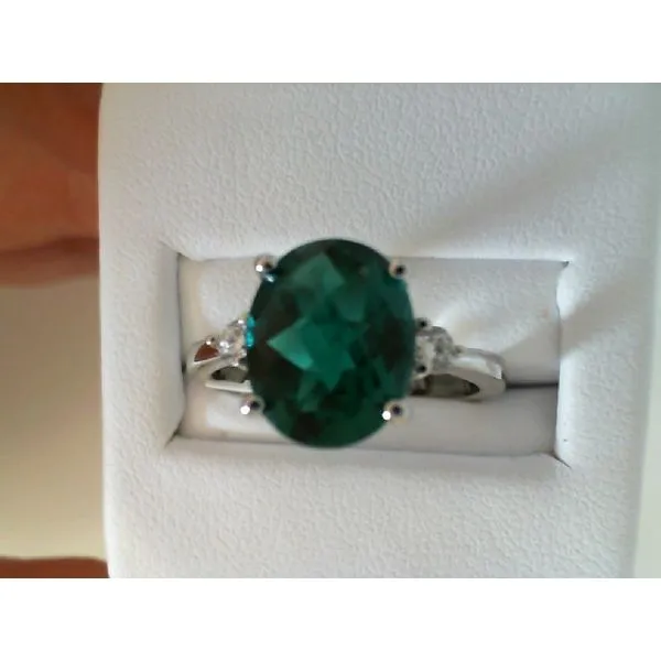Checkerboard Cut Emerald ring Reed & Sons Sedalia, MO