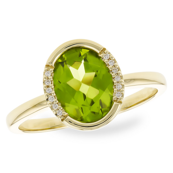 14k yellow gold peridot ring Reed & Sons Sedalia, MO