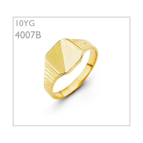 10K Yellow Gold Baby Signet Ring Reed & Sons Sedalia, MO