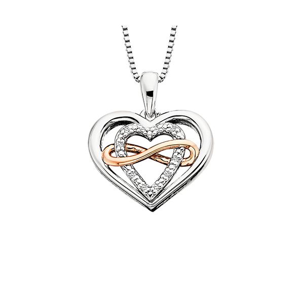 Infinity Diamond Heart Pendant Reed & Sons Sedalia, MO