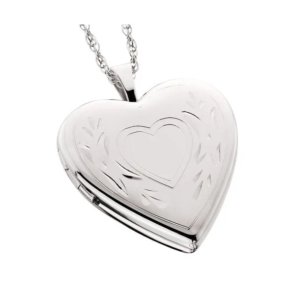 Silver Heart Locket