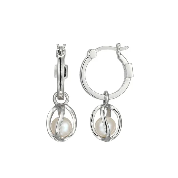 Sterling Silver Pearl Drop Earrings Reed & Sons Sedalia, MO